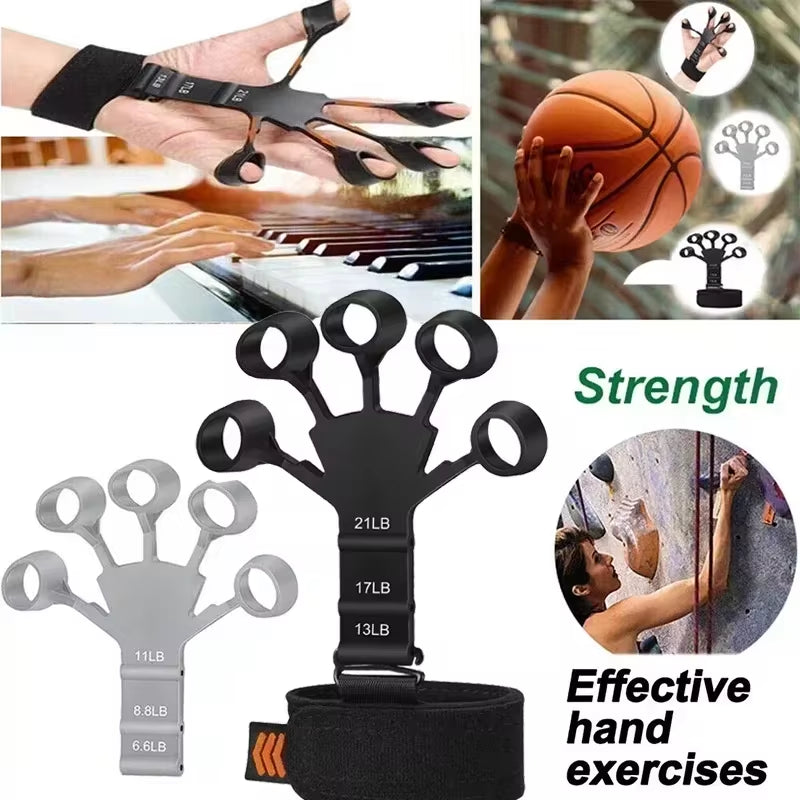 Silicone Grip Training and Exercise Finger Stretcher for Hand Strengthening and Arthritis Relief